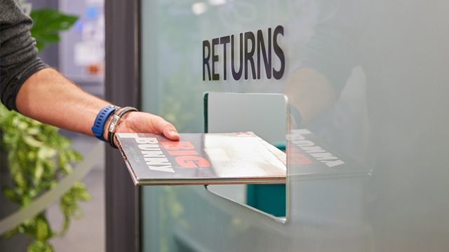 Return Area Library librarysystem